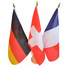 Flaggenfritze® Stockflagge Malawi – 30 X 45 Cm, Polyester, Mit 60 Cm Holzstab