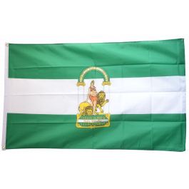 Andalusien-Flagge Aufkleber – 2 Stück, Wetterfest, 7,5 X 5 Cm
