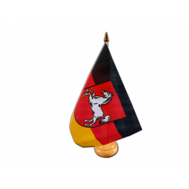 Bandiera Da Tavolo Germania – Turingia – 15x22 Cm – Digni - Foto 2