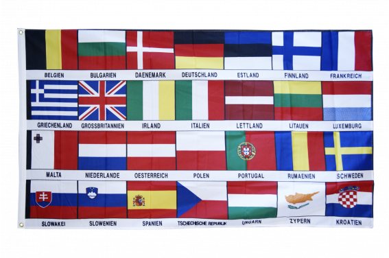Flagge  Fahne Europäische Union EU 28 Staaten günstig kaufen