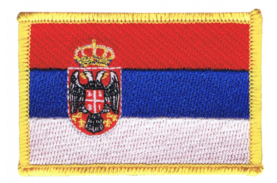 Aufnäher Slowakei Fahne Flagge Aufbügler Patch 9 x 6 cm 