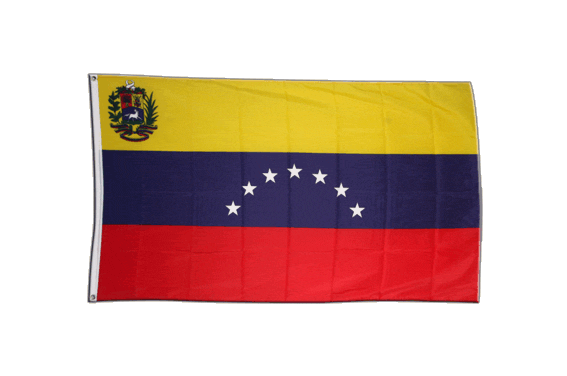 Schweißband Fahne Flagge Venezuela 7 Sterne 1930-2006 7x8cm Armband für Sport 