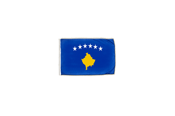 Flagge  Fahne Kosovo mit Hohlsaum - flaggen-verkauf.at