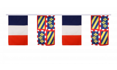 Freundschaftskette Frankreich - Burgund - 30 x 45 cm