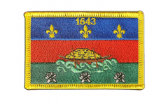 Aufnäher Frankreich Französisch Guayana Cayenne - 8 x 6 cm