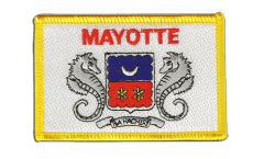 Aufnäher Frankreich Mayotte - 8 x 6 cm