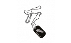 Dog Tag Neuseeland Feder All Blacks - 3 x 5 cm