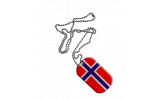 Dog Tag Norwegen - 3 x 5 cm
