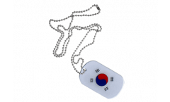 Dog Tag Südkorea - 3 x 5 cm