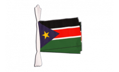 Fahnenkette Südsudan - 15 x 22 cm