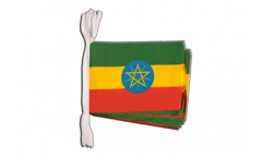 Fahnenkette Äthiopien - 15 x 22 cm