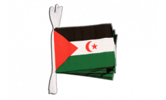 Fahnenkette Westsahara - 15 x 22 cm