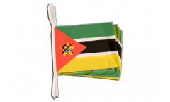 Fahnenkette Mosambik - 15 x 22 cm
