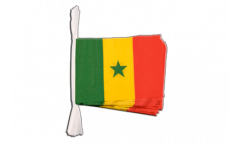Fahnenkette Senegal - 15 x 22 cm