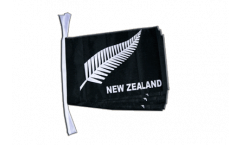Fahnenkette Neuseeland Feder All Blacks - 30 x 45 cm