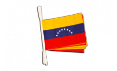 Fahnenkette Venezuela 8 Sterne - 15 x 22 cm