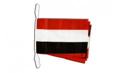 Fahnenkette Jemen - 30 x 45 cm