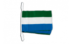 Fahnenkette Sierra Leone - 30 x 45 cm