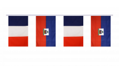 Freundschaftskette Frankreich - Haiti - 15 x 22 cm