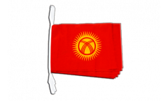 Fahnenkette Kirgisistan Kirgistan - 30 x 45 cm