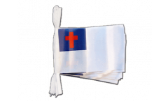 Fahnenkette Christenflagge - 15 x 22 cm