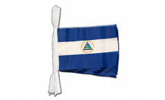 Fahnenkette Nicaragua - 15 x 22 cm