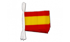 Fahnenkette Spanien ohne Wappen - 15 x 22 cm