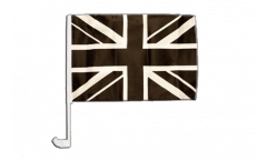 Autofahne Großbritannien Union Jack schwarz - 30 x 40 cm