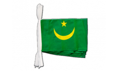 Fahnenkette Mauretanien 1959-2017 - 30 x 45 cm