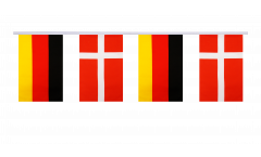 Freundschaftskette Deutschland - Dänemark - 15 x 22 cm