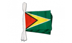 Fahnenkette Guyana - 15 x 22 cm