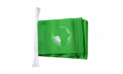 Fahnenkette Afrikanische Union AU - 15 x 22 cm