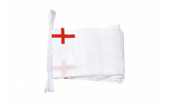 Fahnenkette Großbritannien White Ensign 1630-1702 - 15 x 22 cm