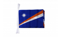 Fahnenkette Marshall Inseln - 15 x 22 cm