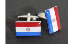 Manschettenknöpfe Flagge Paraguay - 18 x 12 mm