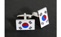 Manschettenknöpfe Flagge Südkorea - 18 x 12 mm