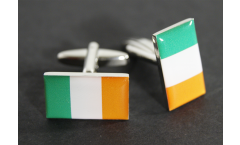 Manschettenknöpfe Flagge Irland - 18 x 12 mm