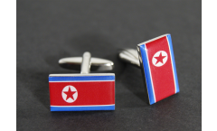 Manschettenknöpfe Flagge Nordkorea - 18 x 12 mm