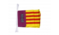 Fahnenkette Spanien Mallorca - 15 x 22 cm