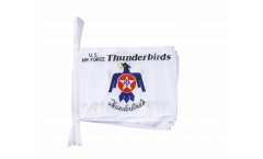 Fahnenkette USA Thunderbirds US Air Force - 15 x 22 cm