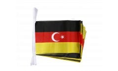 Fahnenkette Deutschtürken deutsch-türkische Freundschaft - 15 x 22 cm