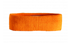 Stirnband Einfarbig Orange - 6 x 21 cm