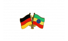 Freundschaftspin Deutschland - Äthiopien - 22 mm