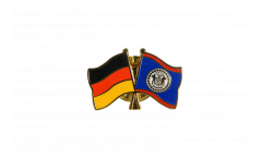 Freundschaftspin Deutschland - Belize - 22 mm