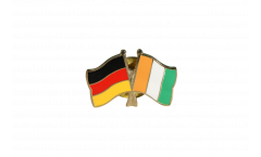 Freundschaftspin Deutschland - Elfenbeinküste - 22 mm