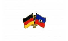 Freundschaftspin Deutschland - Haiti - 22 mm