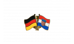 Freundschaftspin Deutschland - Kroatien - 22 mm