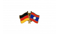 Freundschaftspin Deutschland - Laos - 22 mm