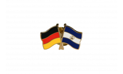 Freundschaftspin Deutschland - Nicaragua - 22 mm