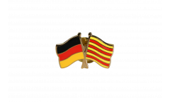 Freundschaftspin Deutschland - Spanien Katalonien - 22 mm